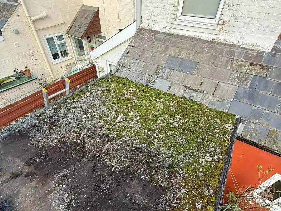 Before — flat roofing